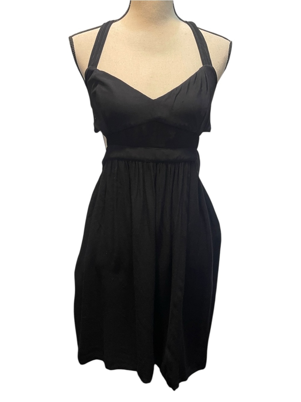 NWT Insight Black Bondage Swim Dress Summer Vacation Beach Coverup women's‎ 6